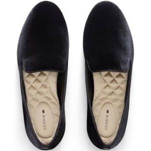 Birdies The Starling Flat in Black Velvet Size 8 NWOB